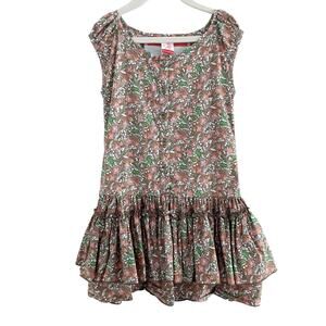 Matilda Jane Serendipity Confetti Ruffle Dress Girls 6 Liberty Like Fall Tunic